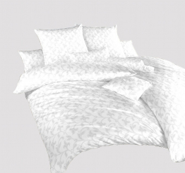 Povlečení damašek Rokoko bílé 40x40 cm povlak