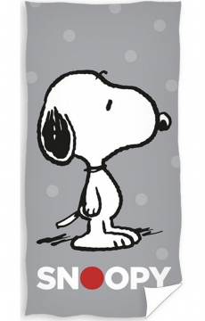 Osuška Snoopy Grey 70x140 cm