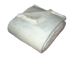Super soft deka Dadka bílá 150x200 cm